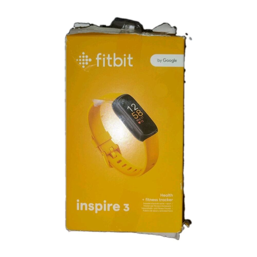 Google Fitbit Inspire 3 Fitness Tracker Orange (Open Box) Fast Shipping